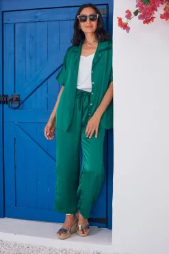 Best Carolina Casey Pants Emerald- Pre Order