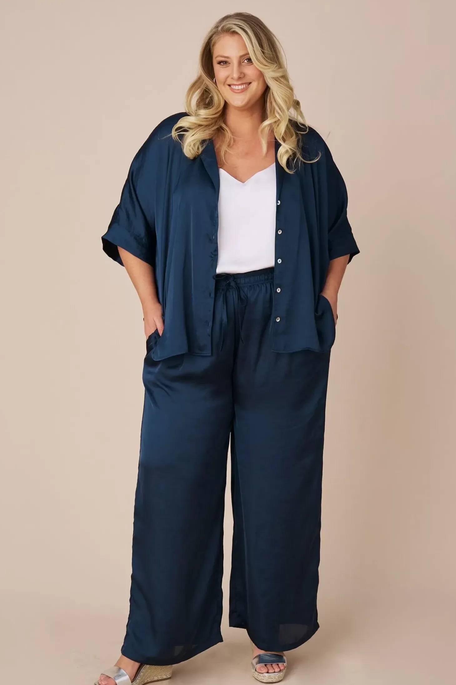 Clearance Carolina Casey Pants Navy-Pre Order