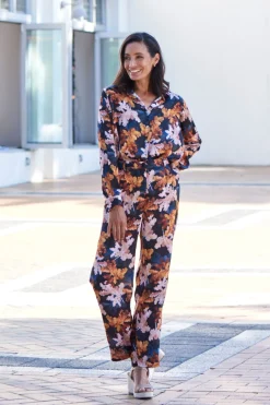 Fashion Carolina Cassia Print Pants