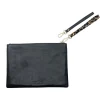 Sale Carolina Cassie Clutch Black Soft Leather