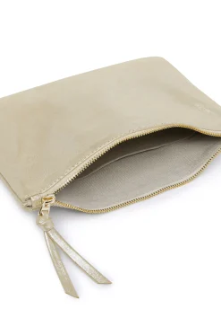 Sale Carolina Cassie Clutch Light Gold Metallic