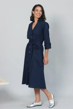 Clearance Carolina Celia Dress Navy