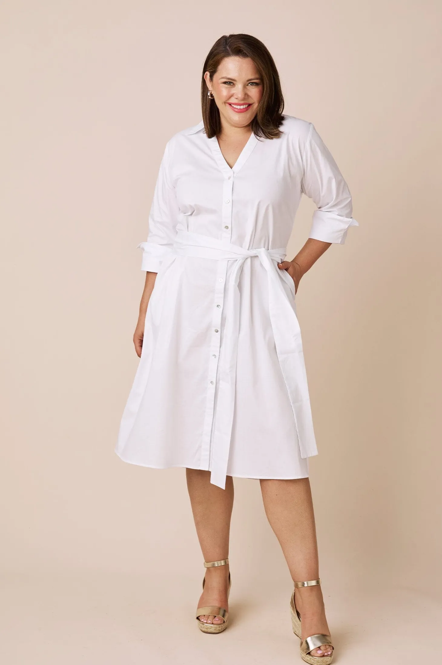 Best Carolina Celia Dress White