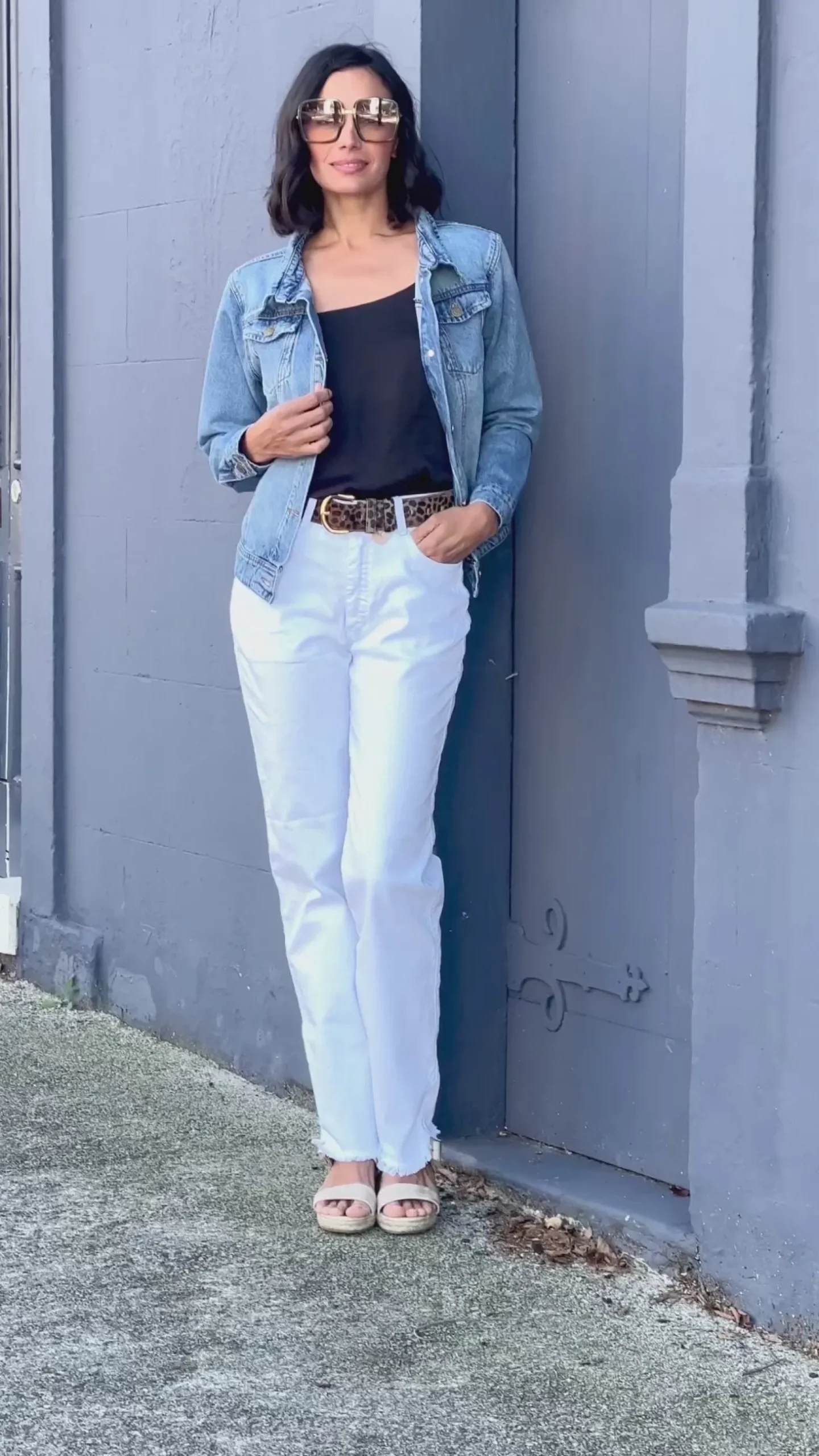 Shop Carolina Chelsey Denim Jacket Blue
