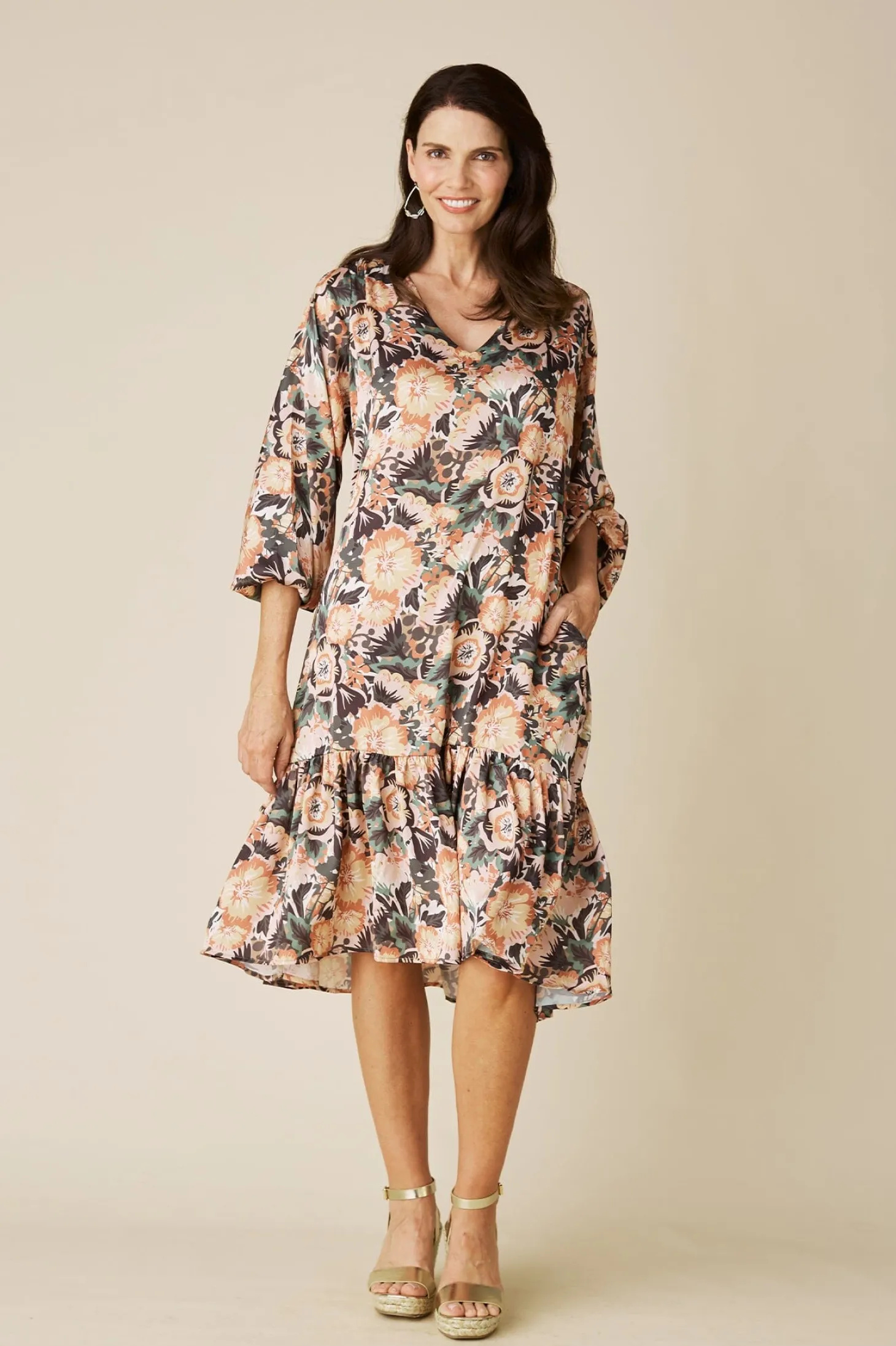 Cheap Carolina Claudia Long Sleeve Dress