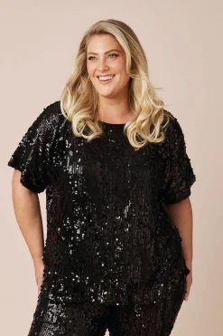 Cheap Carolina Coco Top Black