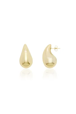 Best Sale Carolina Comma Earrings Gold