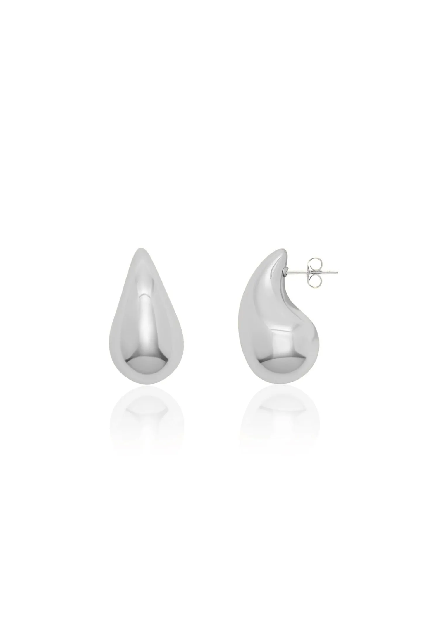 Store Carolina Comma Earrings Silver