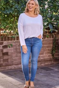 Discount Carolina Dakota  Skinny Jeans Denim Blue High Rise