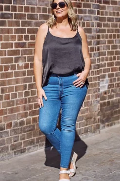 Discount Carolina Dakota  Skinny Jeans Denim Blue High Rise