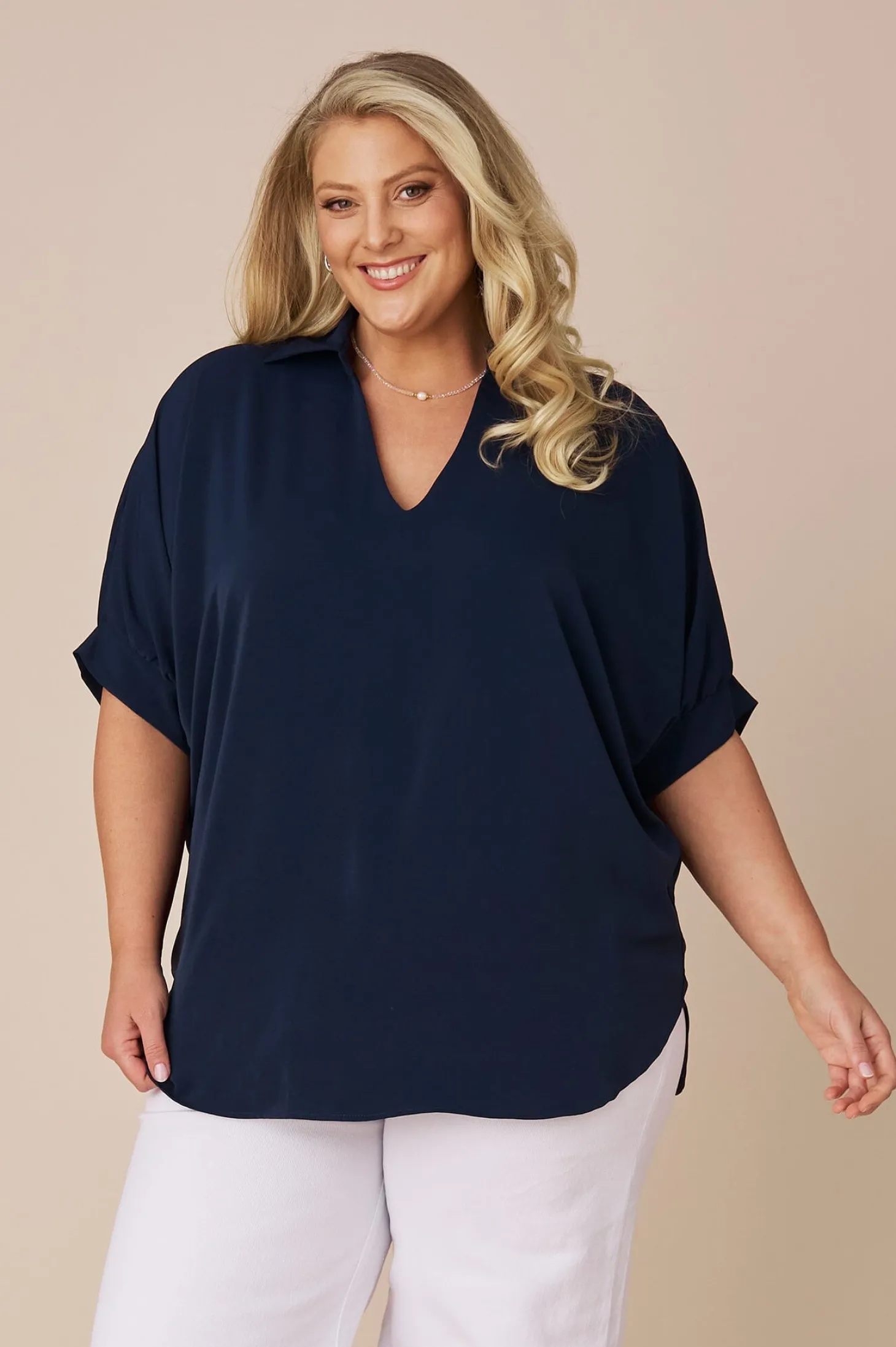Clearance Carolina Delta Top Navy