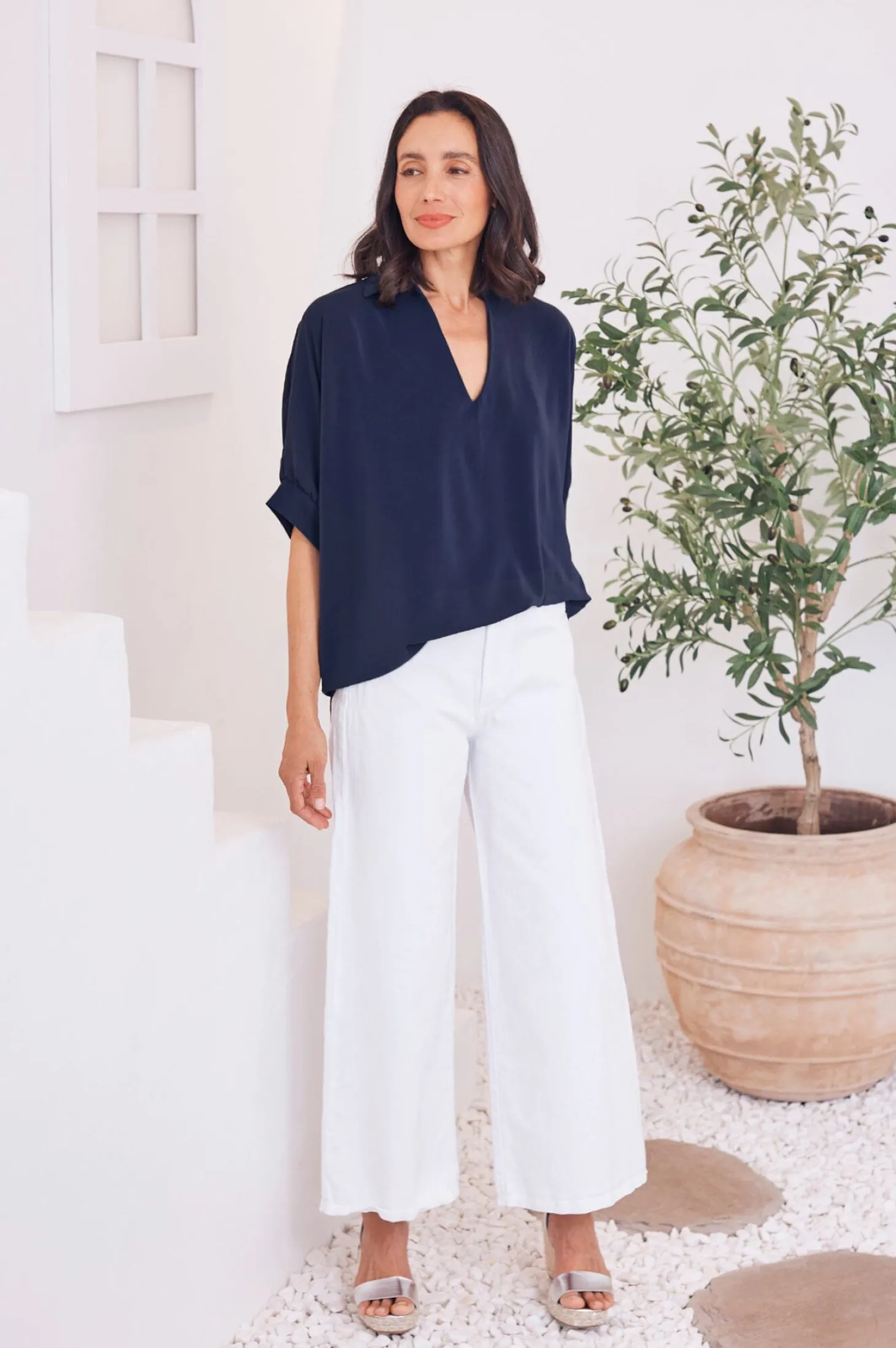 Clearance Carolina Delta Top Navy