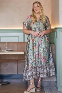Cheap Carolina Eden Print Dress-Pre Order