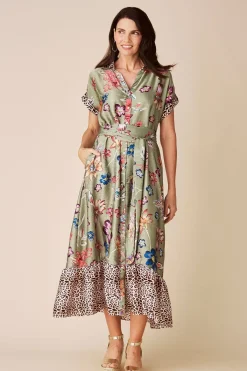 Cheap Carolina Eden Print Dress-Pre Order