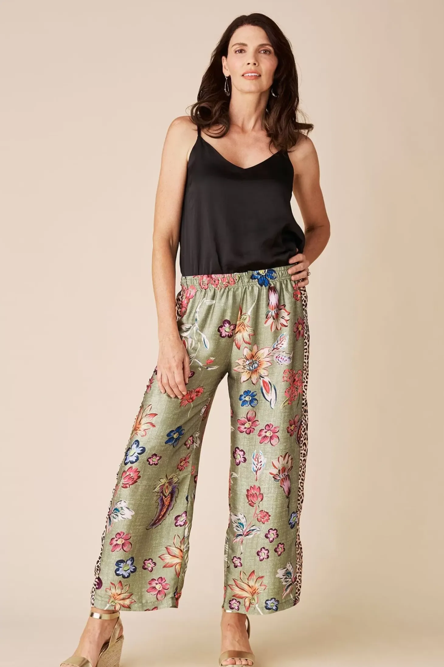 Store Carolina Eden Print Pants-Pre Order