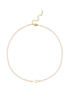 Fashion Carolina Elaina Necklace Blush