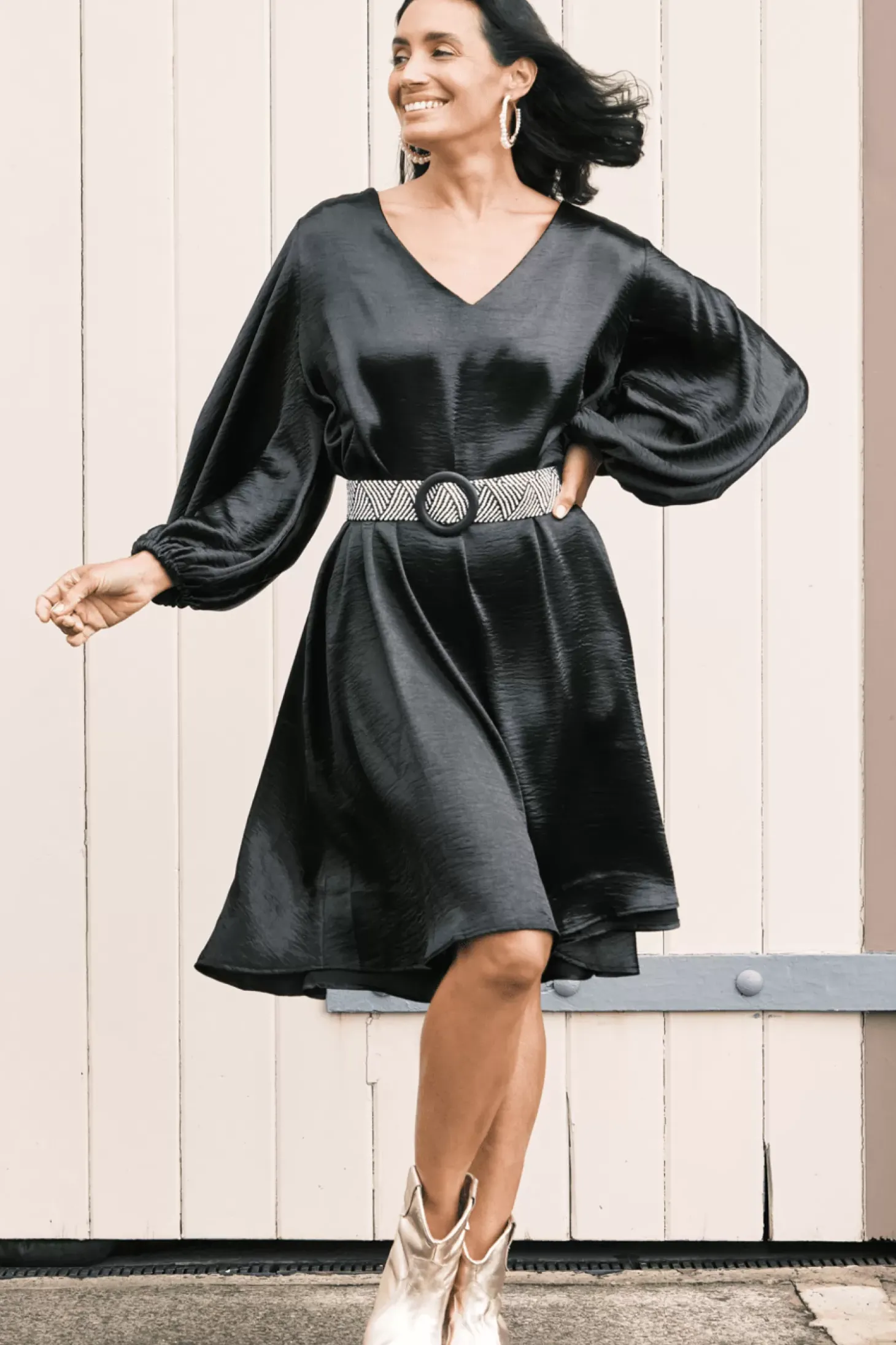 Hot Carolina Eliana Dress Black