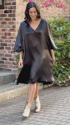 Hot Carolina Eliana Dress Black