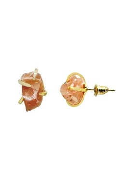 Store Carolina Ember Earrings Burgundy