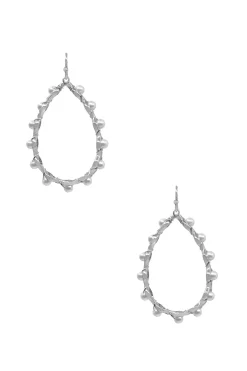 Shop Carolina Evangeline Earrings Silver