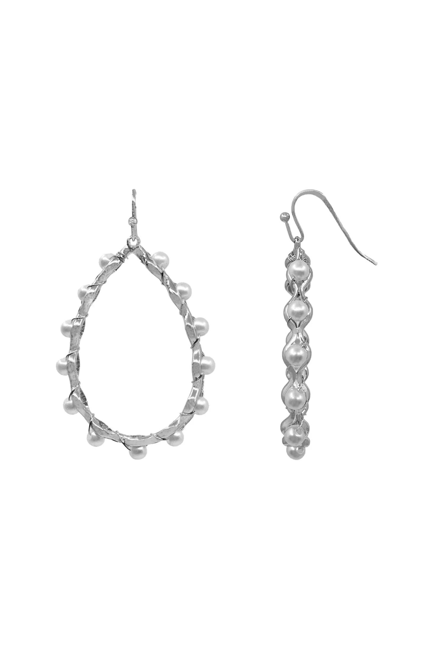 Shop Carolina Evangeline Earrings Silver