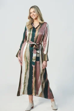 Clearance Carolina Fillippa Long Sleeve Dress