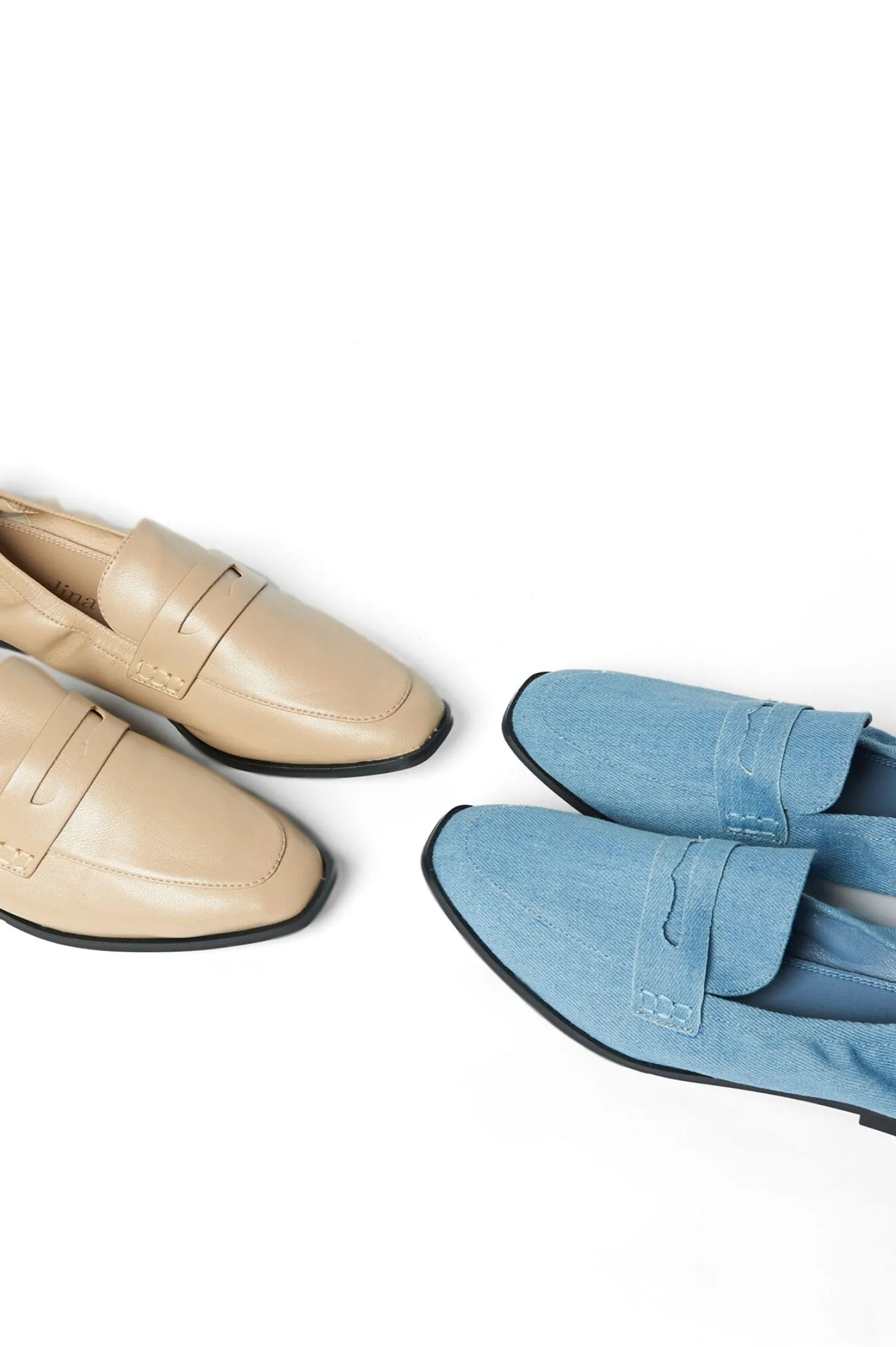 Outlet Carolina Fiora Loafers Denim