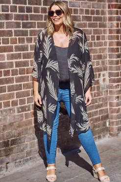 Sale Carolina Frances Feather Cape Black