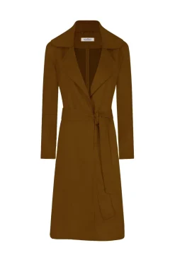Online Carolina Francine Coat Tan