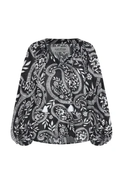 Best Carolina Francis Top Black and White