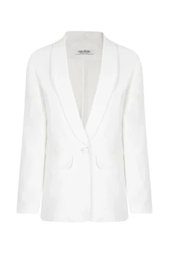 Shop Carolina Gabrielle Blazer Cream