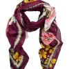 Hot Carolina Giana Modal Scarf Burgundy