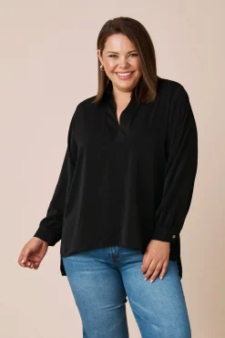 Online Carolina Gillian Collared Shirt Black
