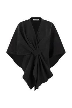 Online Carolina Grace Cape Black