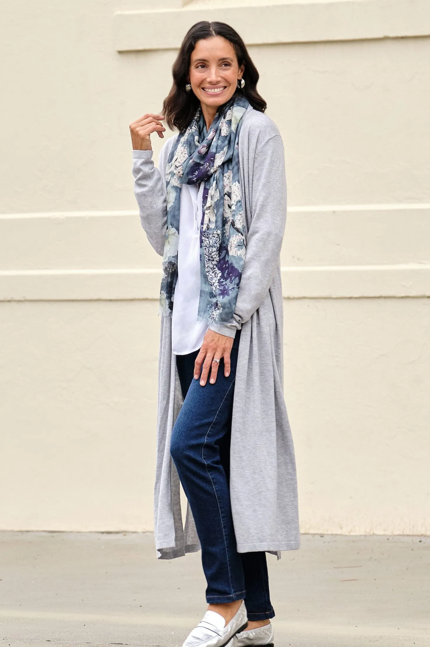 Fashion Carolina Gracelyn Cardigan Light Grey