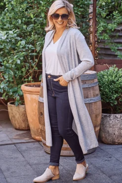 Fashion Carolina Gracelyn Cardigan Light Grey