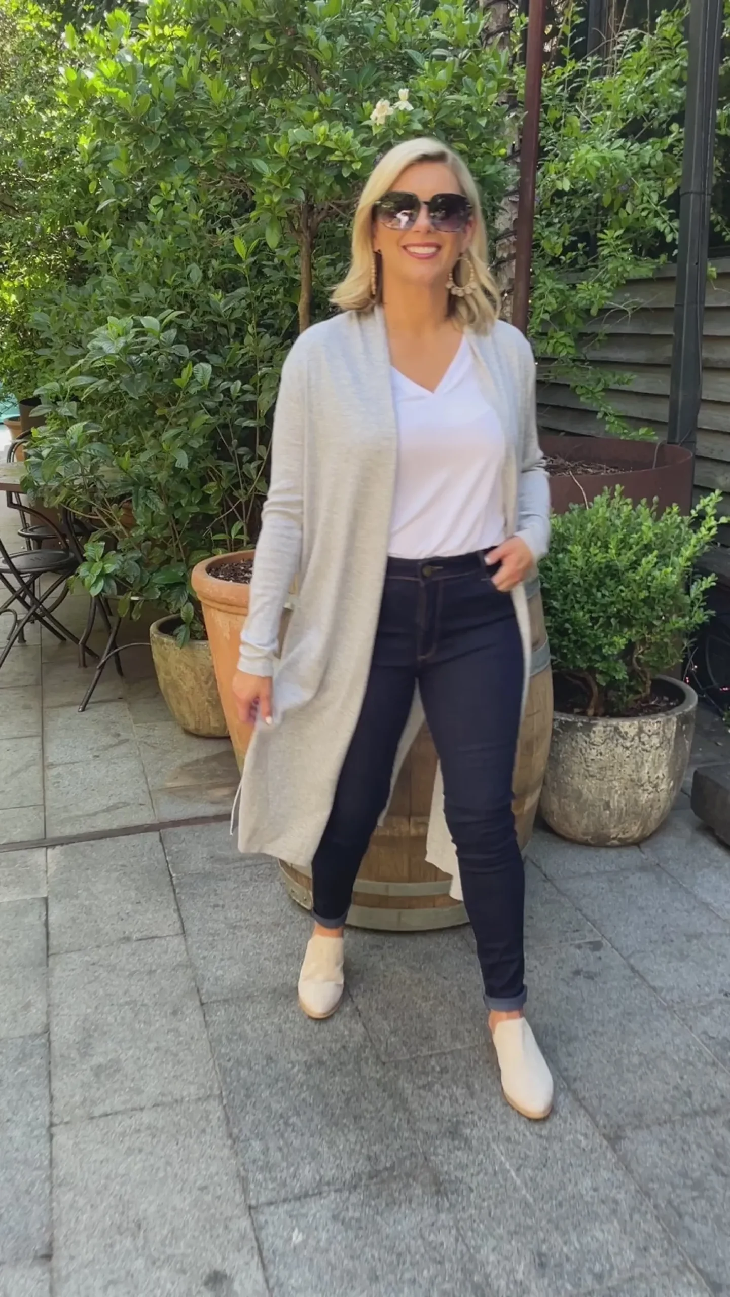 Fashion Carolina Gracelyn Cardigan Light Grey