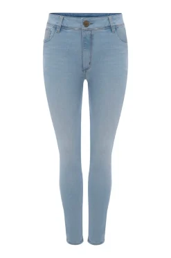 Discount Carolina Haley Skinny Jeans Light Denim Blue High Rise