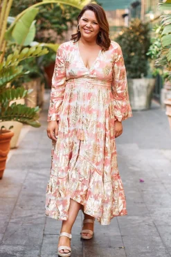 New Carolina Halina Dress in Blush