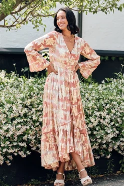 New Carolina Halina Dress in Blush
