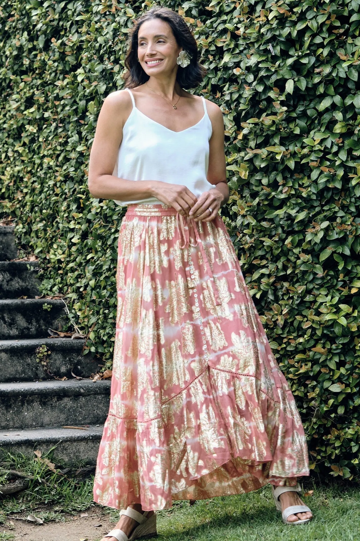 Fashion Carolina Halina Skirt in Blush
