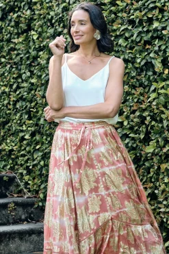 Fashion Carolina Halina Skirt in Blush