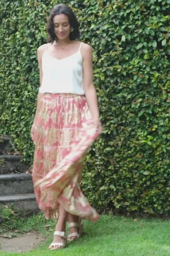 Fashion Carolina Halina Skirt in Blush