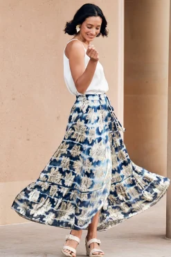 New Carolina Halina Skirt in Navy