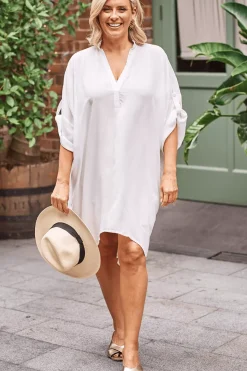 Fashion Carolina Halki Tunic White