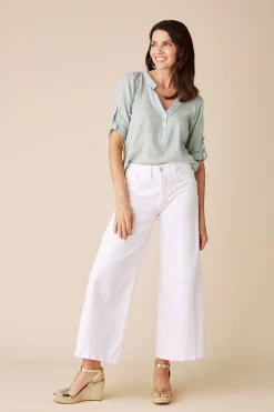Clearance Carolina Haven Sequinned Top Aloe