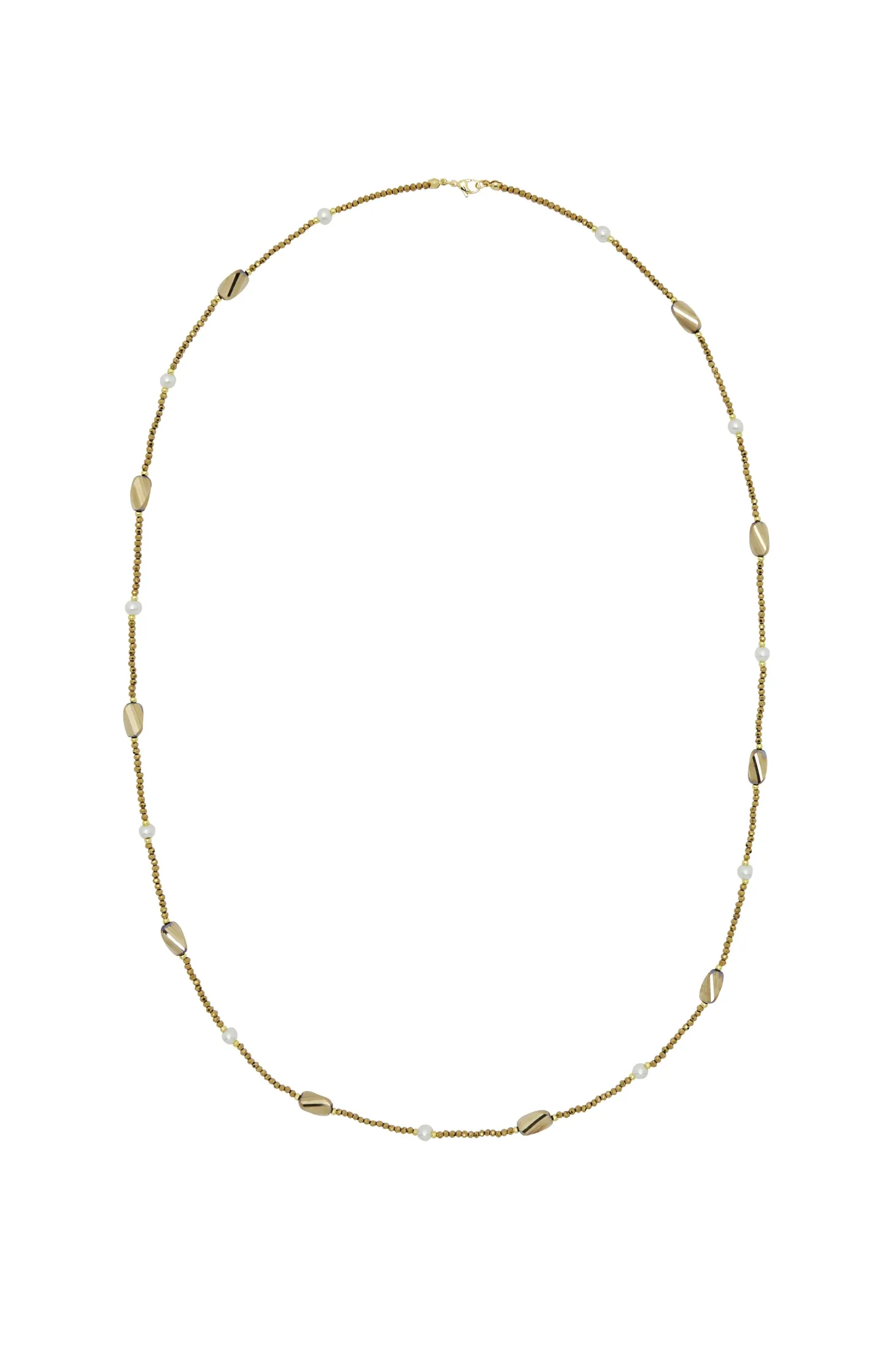 Best Sale Carolina Hebe Necklace Dark Gold