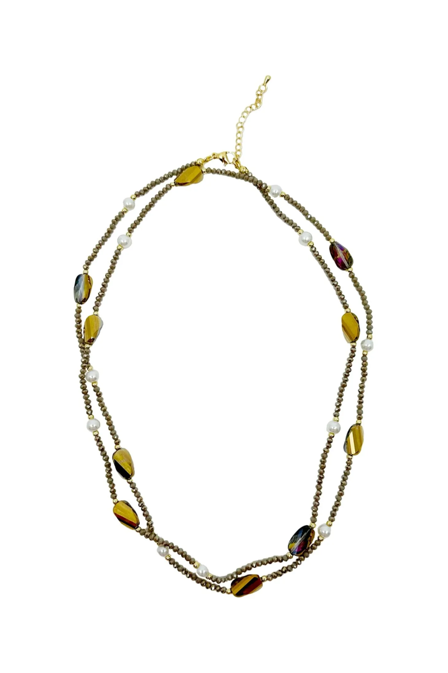 Shop Carolina Hebe Necklace Mauve