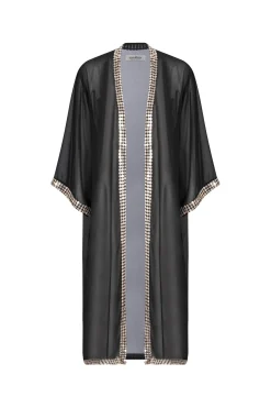 Store Carolina Isabella Cape Black with Gold Sequins