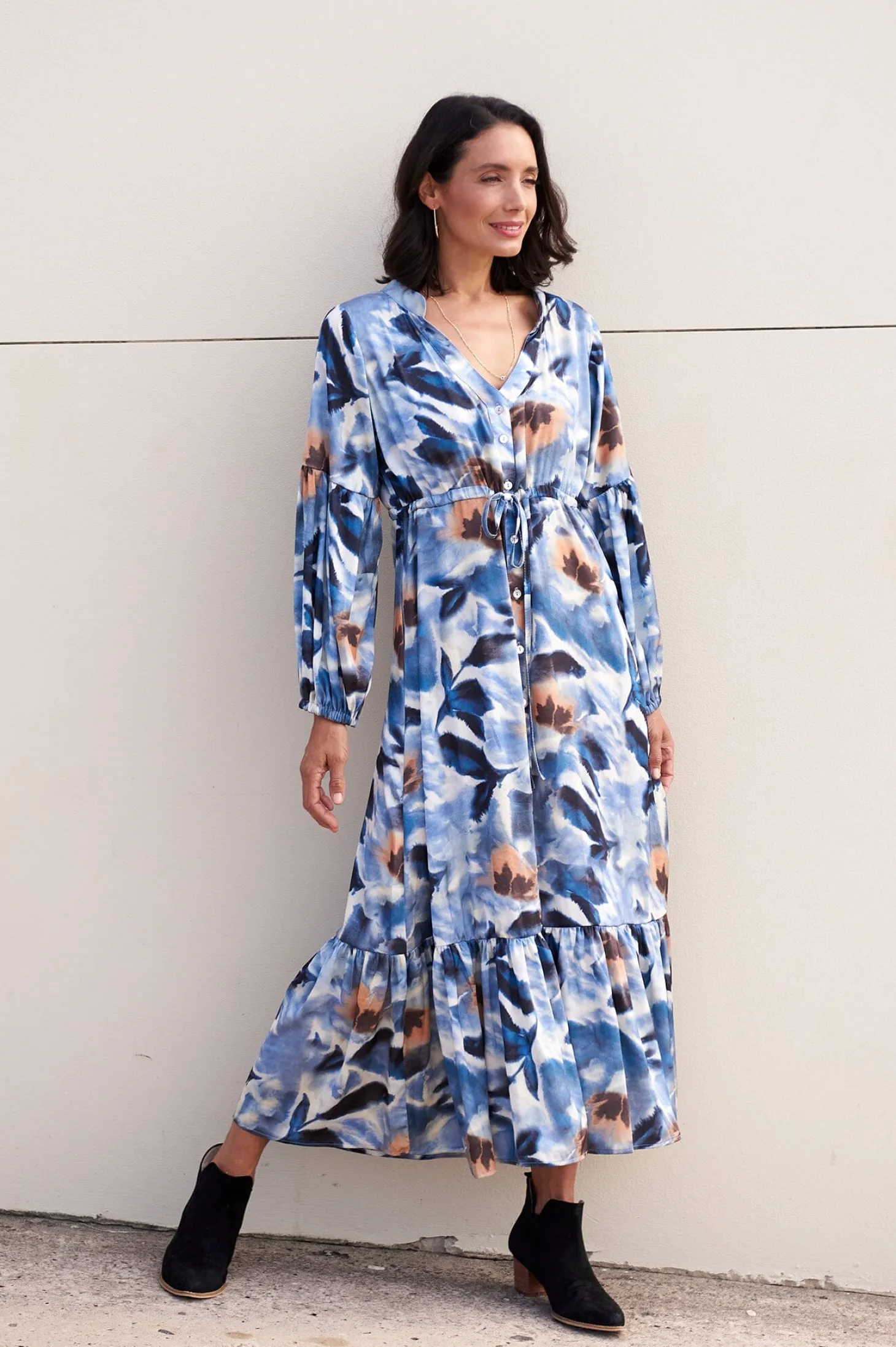 Online Carolina Isla Long Sleeve Dress